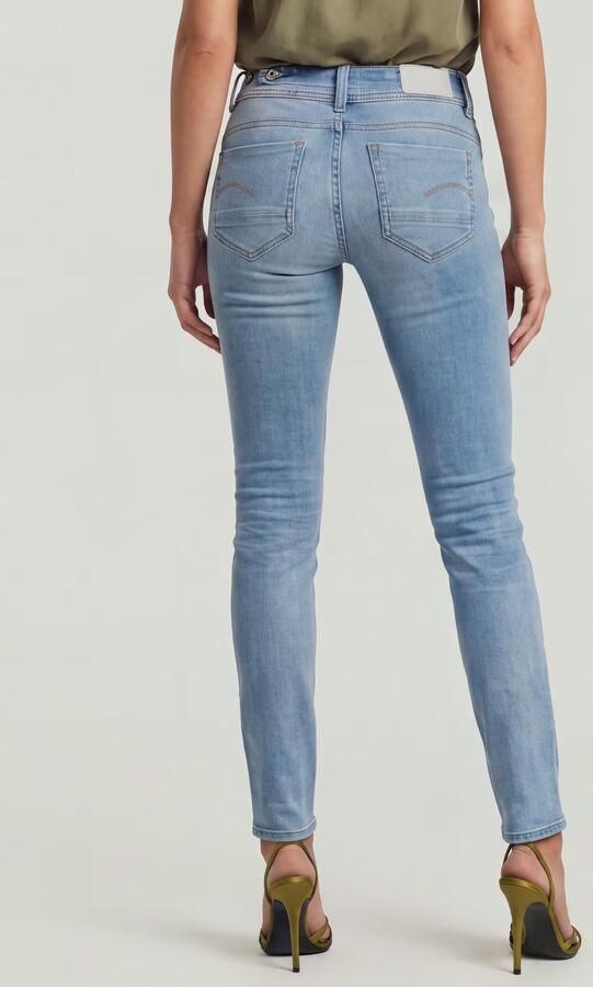 G-Star RAW Straight jeans Midge 5-pocketsmodel met markante stiknaden - Foto 11