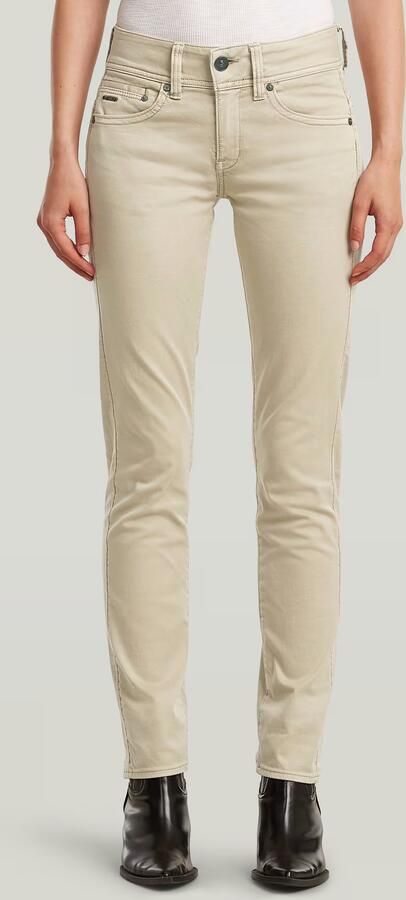 G-Star RAW Midge Slim Straight Chino Beige Dames - Foto 7