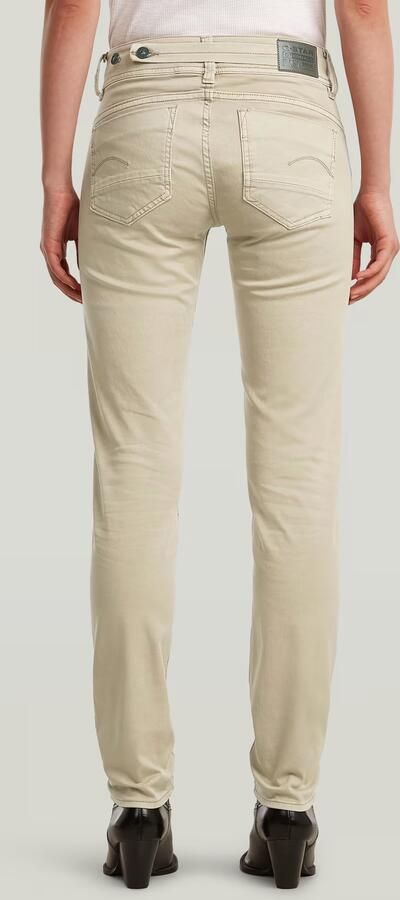 G-Star RAW Midge Slim Straight Chino Beige Dames - Foto 5