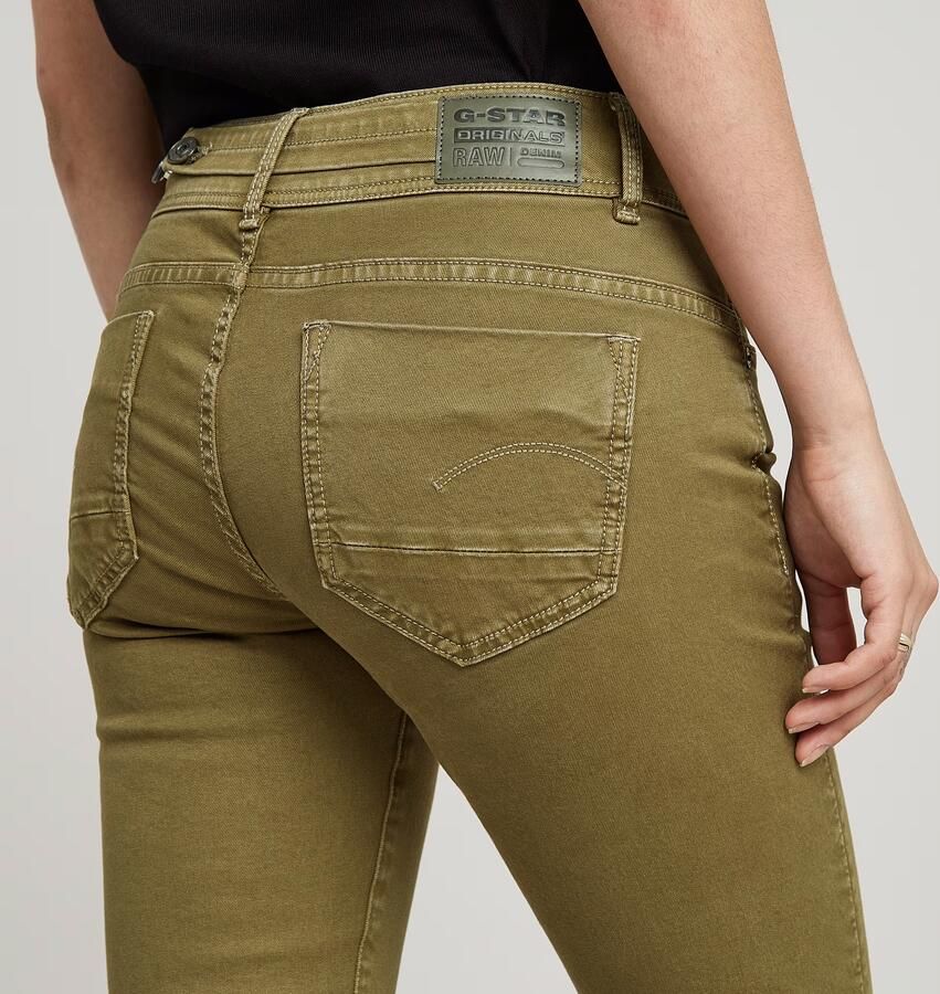 G-Star RAW Midge Slim Straight Chino Groen Dames - Foto 5