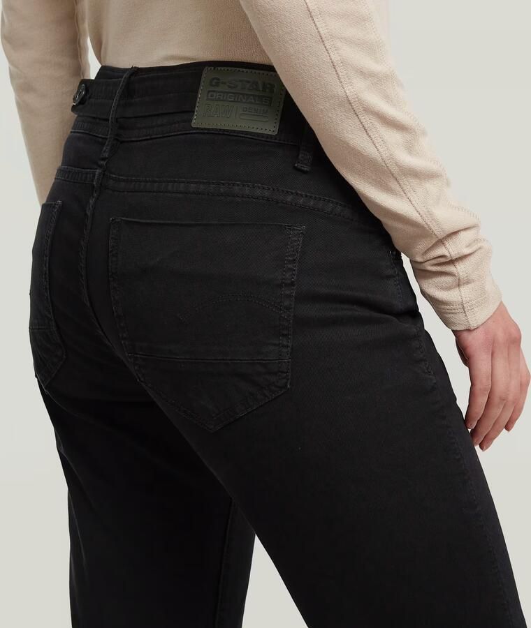 G-Star RAW Midge Slim Straight Chino Zwart Dames - Foto 2