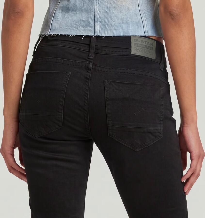 G-Star RAW Midge Slim Straight Chino Zwart Dames - Foto 5
