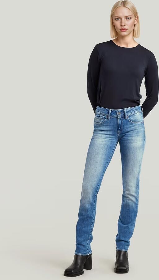 G-Star RAW Midge Slim Straight Jeans Anders Dames - Foto 6