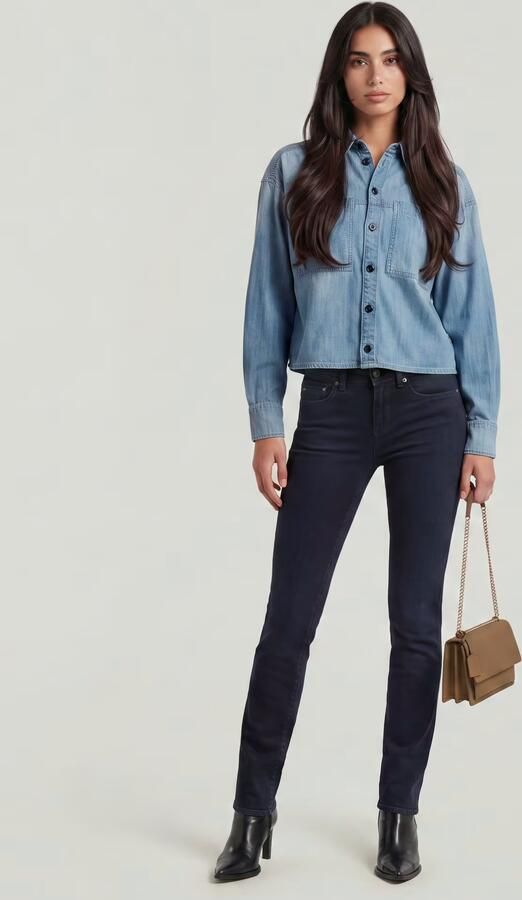 G-Star RAW Midge Slim Straight Jeans Anders Dames - Foto 6