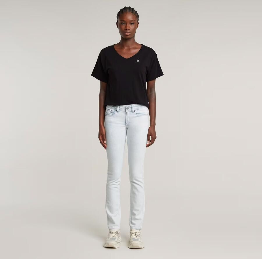 G-Star RAW Midge Slim Straight Jeans Lichtblauw Dames - Foto 4