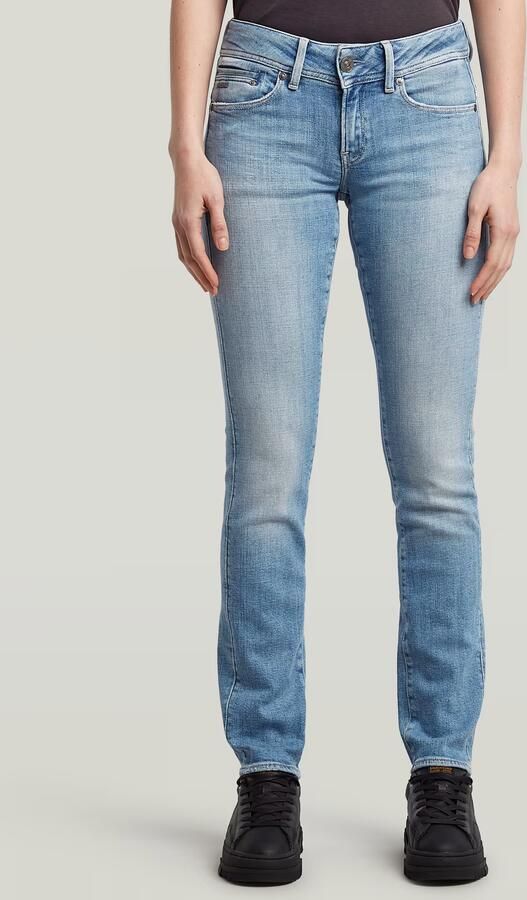 G-Star RAW Midge Slim Straight Jeans Lichtblauw Dames - Foto 7
