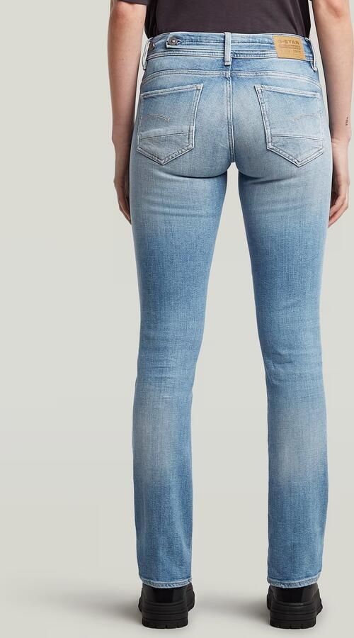 G-Star RAW Midge Slim Straight Jeans Lichtblauw Dames - Foto 4