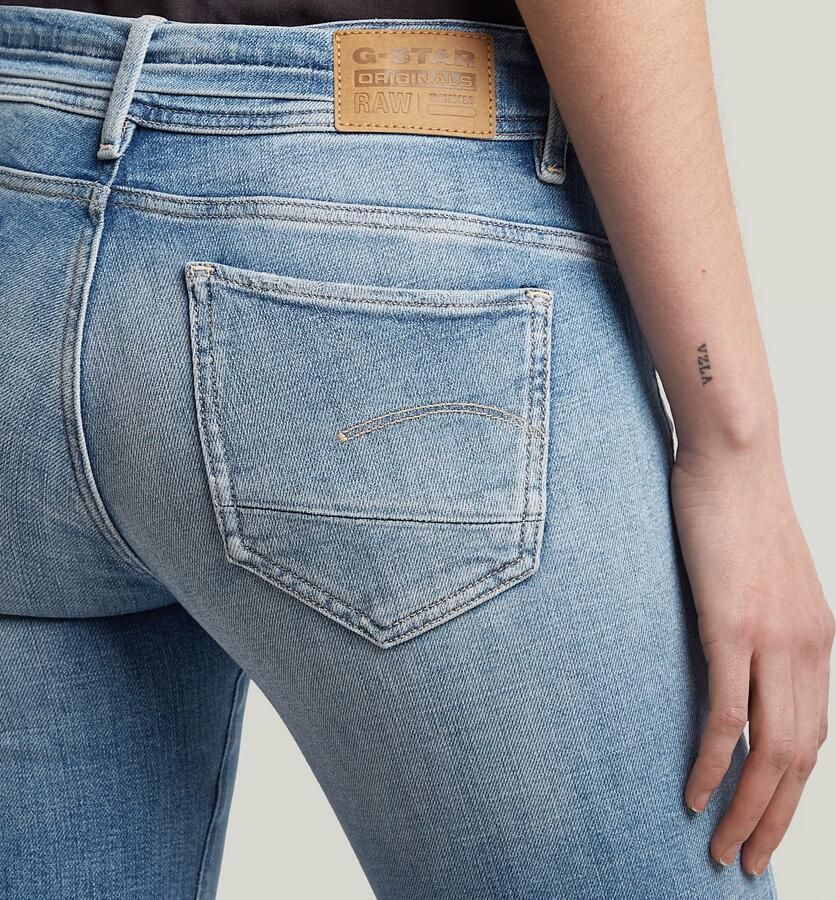 G-Star RAW Midge Slim Straight Jeans Lichtblauw Dames - Foto 2