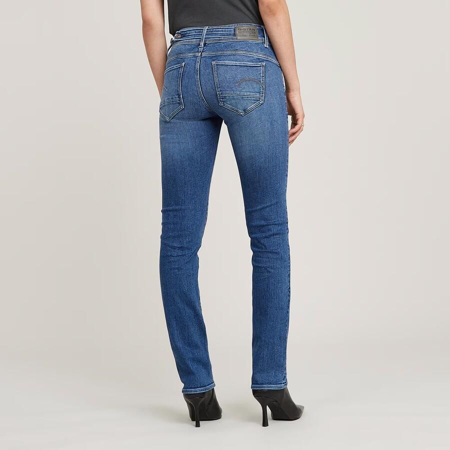 G-Star Raw Jeans D26424-D760 MIDGE SLIM STRAIGHT-H073 FADED BLUE STREAM