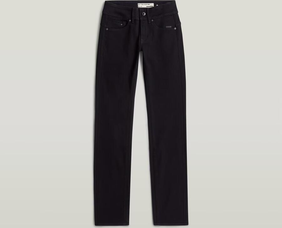 G-Star RAW Midge Slim Straight Jeans Zwart Dames - Foto 4