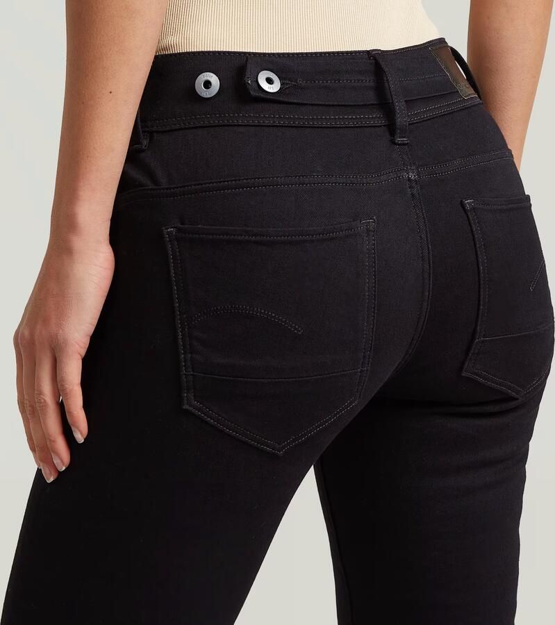 G-Star RAW Midge Slim Straight Jeans Zwart Dames - Foto 3