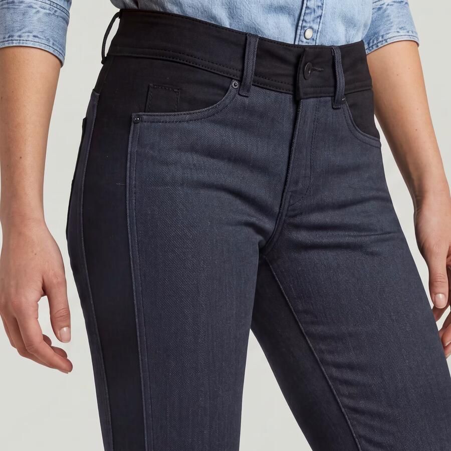 G-Star RAW Midge Slim Straight PM Jeans Donkerblauw Dames - Foto 3