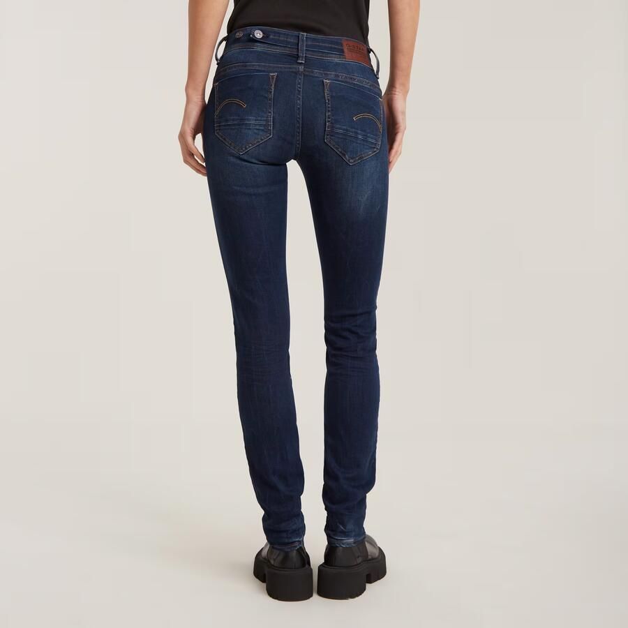 G-Star RAW Straight jeans Midge 5-pocketsmodel met markante stiknaden