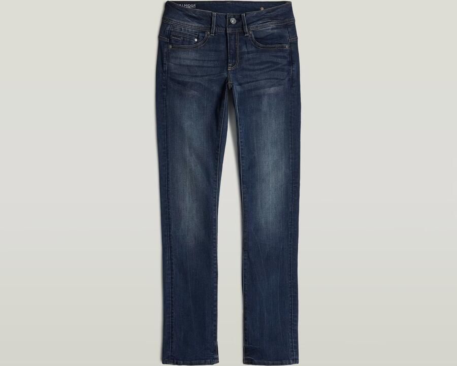 G-Star RAW Straight jeans Midge 5-pocketsmodel met markante stiknaden - Foto 9
