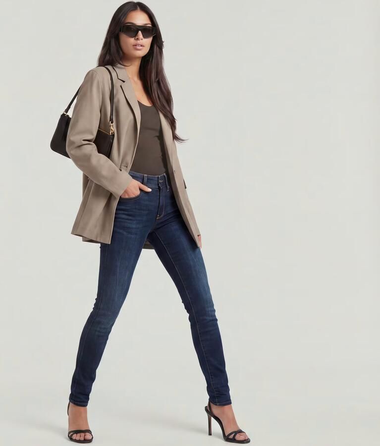 G-Star RAW Straight jeans Midge 5-pocketsmodel met markante stiknaden - Foto 8