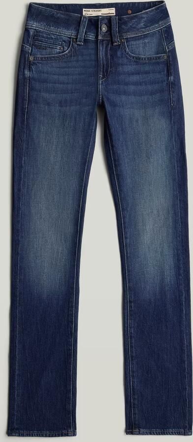 G-Star RAW Midge Straight Jeans Donkerblauw Dames - Foto 5