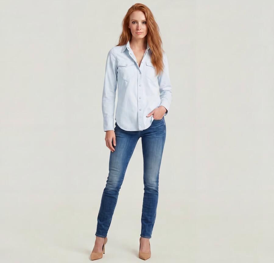 G-Star Raw Straight Jeans MIDGE SADDLE MID STRAIGHT - Foto 10