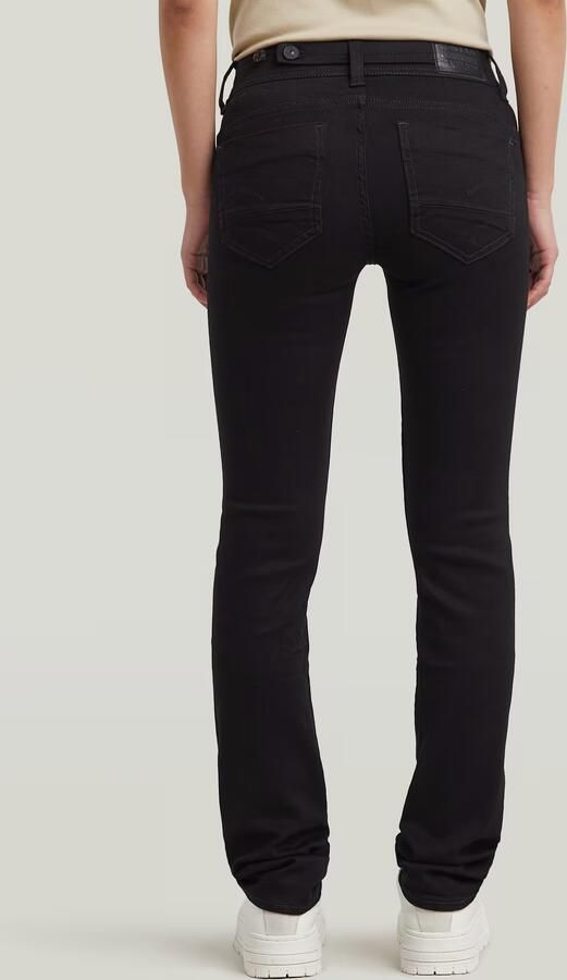 G-Star RAW 5-pocket jeans Midge Straight met verstelbare lus aan de achterkant van de taille - Foto 4