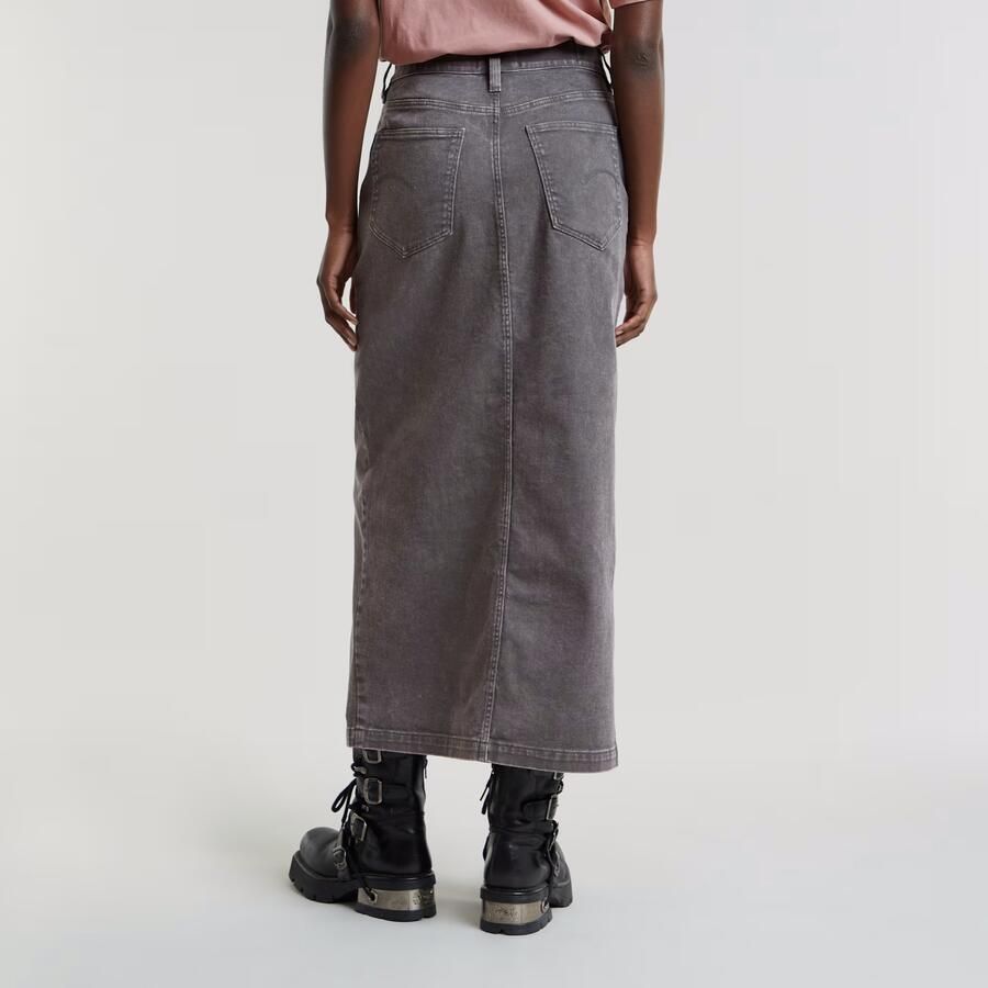 G-Star RAW Midi Kokerrok Grijs Dames - Foto 2