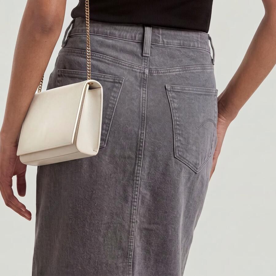 G-Star RAW Midi Kokerrok Grijs Dames - Foto 3