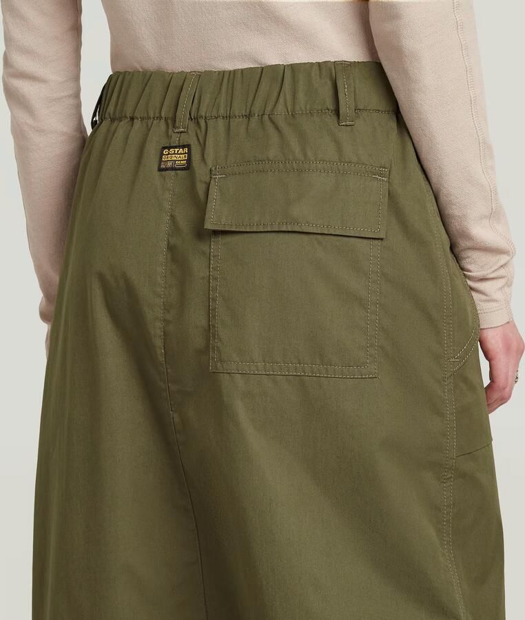 G-Star RAW Midi Parachute Rok Groen Dames - Foto 3
