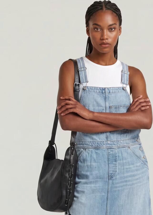 G-Star RAW Midi Tuinbroek Jurk Lichtblauw Dames - Foto 5