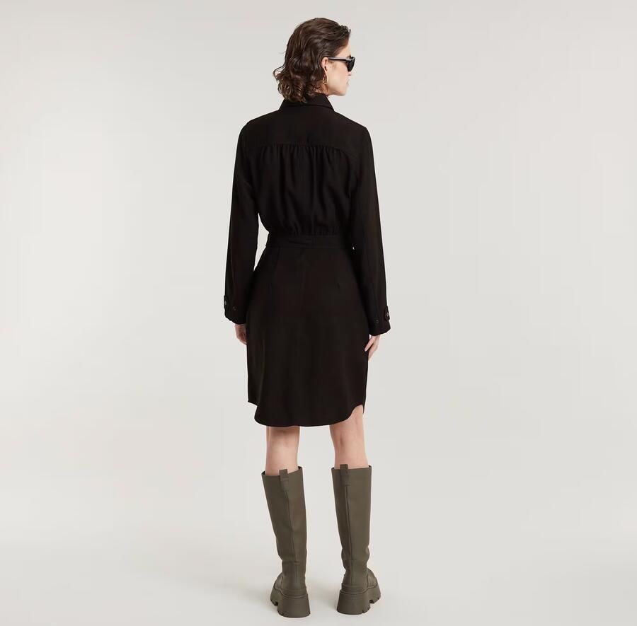 G-Star RAW Military Blousejurk Zwart Dames - Foto 6