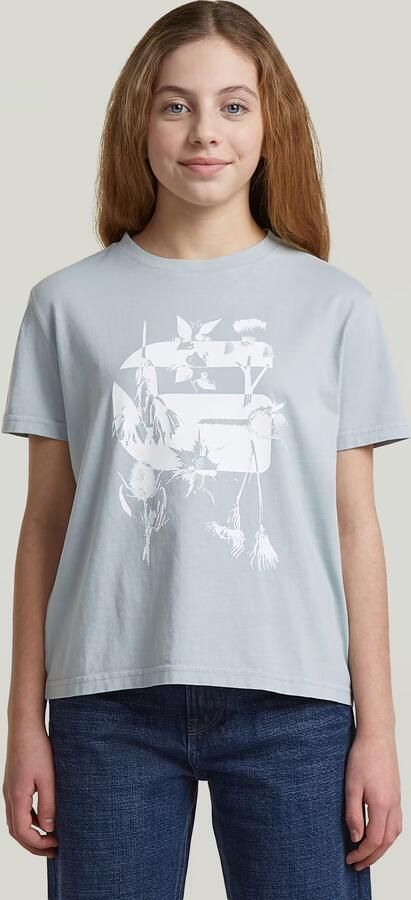 G-Star RAW Miller T-Shirt voor meisjes Lichtblauw meisjes - Foto 3