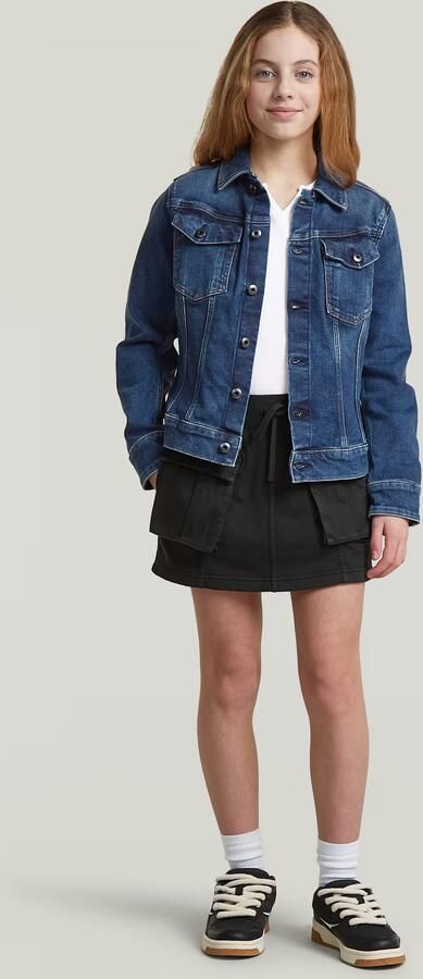 G-Star RAW Mini Cargo PM Sweatrok voor meisjes Zwart meisjes - Foto 4