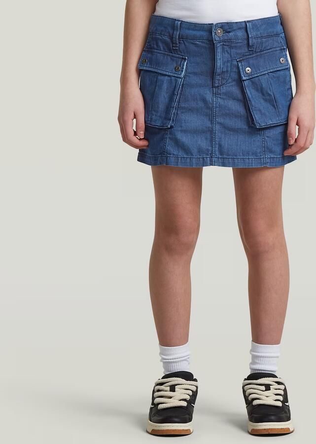 G-Star RAW Mini Cargorok voor meisjes Midden blauw meisjes - Foto 2