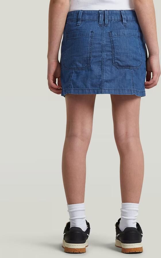 G-Star RAW Mini Cargorok voor meisjes Midden blauw meisjes - Foto 3