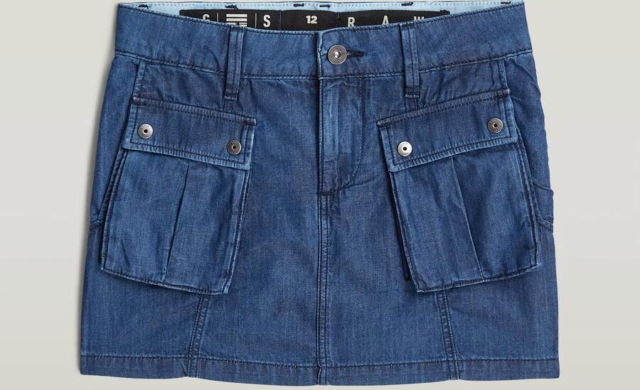 G-Star RAW Mini Cargorok voor meisjes Midden blauw meisjes - Foto 4
