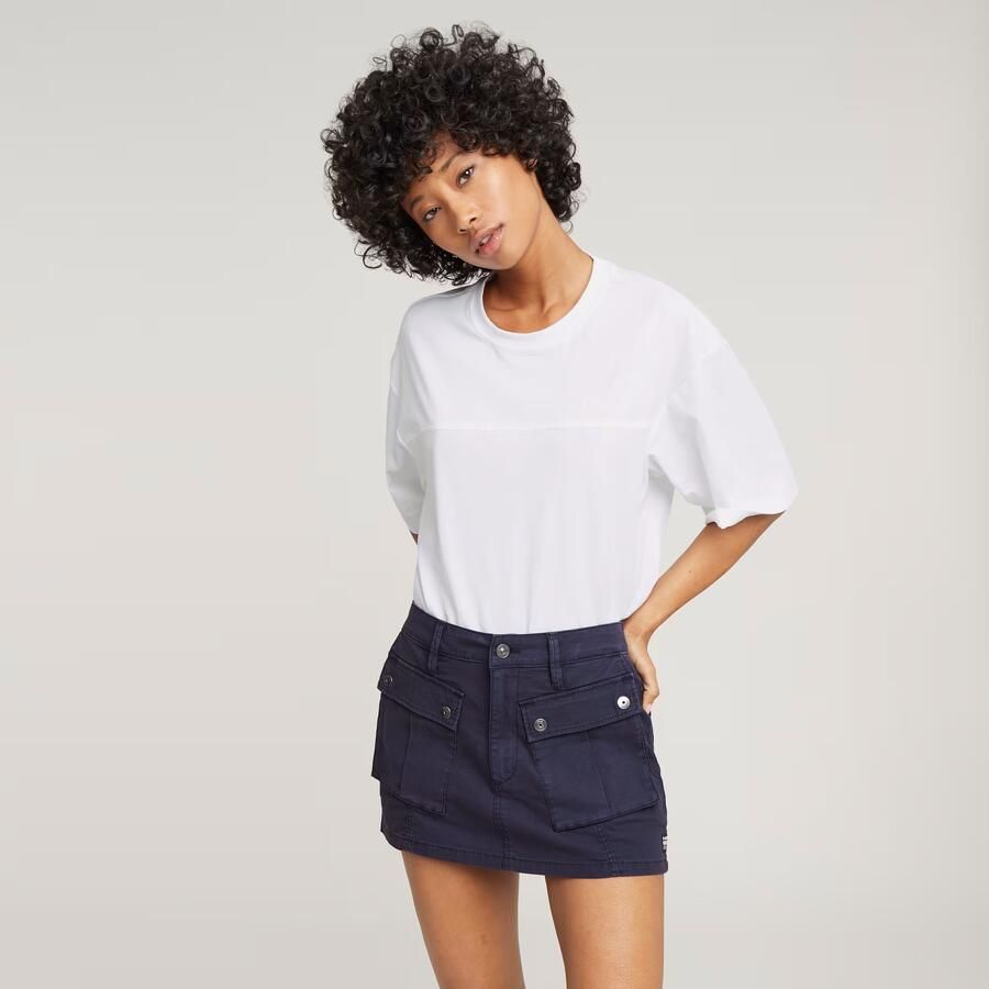 G-Star RAW Minirok Cargo Donkerblauw Dames