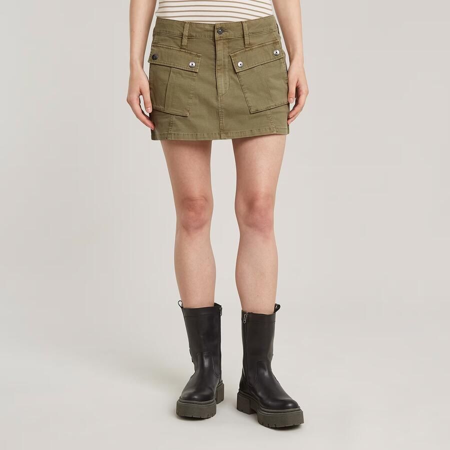 G-Star RAW Minirok Cargo Groen Dames