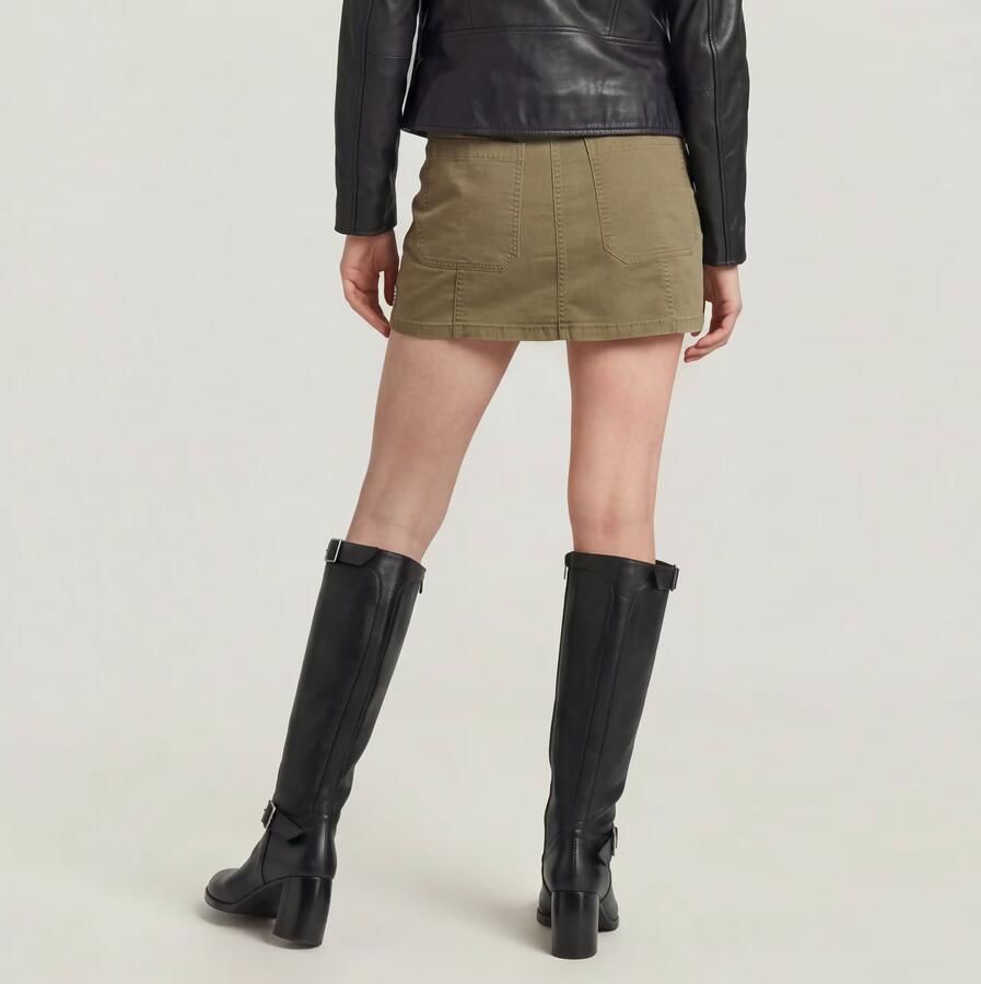 G-Star RAW Minirok Cargo Groen Dames - Foto 4