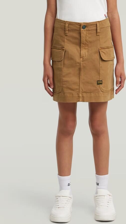 G-Star RAW Minirok Cargo voor meisjes Bruin meisjes - Foto 2