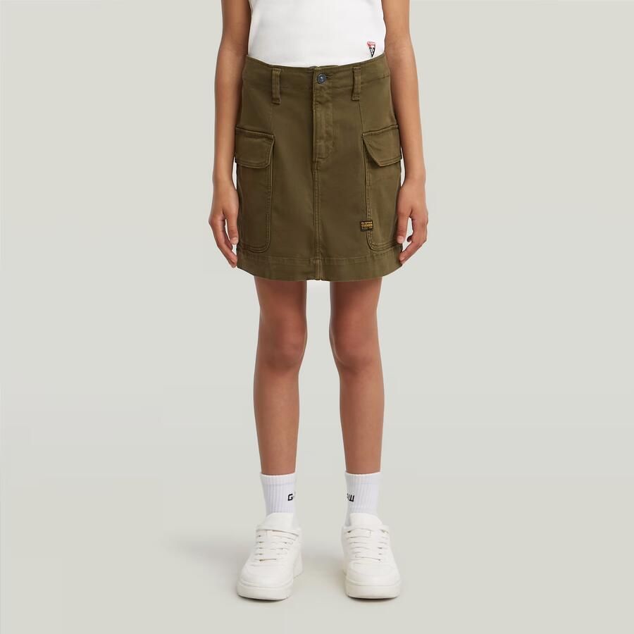 G-Star RAW Minirok Cargo voor meisjes Groen meisjes - Foto 4