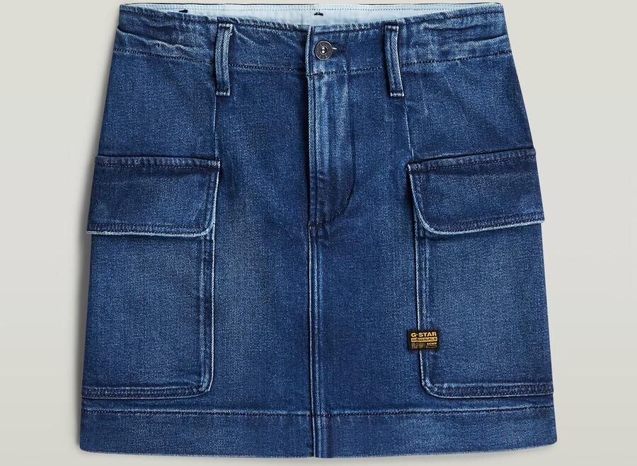 G-Star RAW Minirok Cargo voor meisjes Midden blauw meisjes - Foto 4