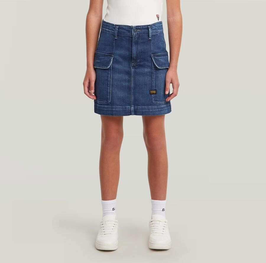 G-Star RAW Minirok Cargo voor meisjes Midden blauw meisjes - Foto 4