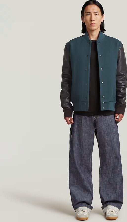 G-Star RAW MN Premium Bomberjack Donkerblauw Heren - Foto 6
