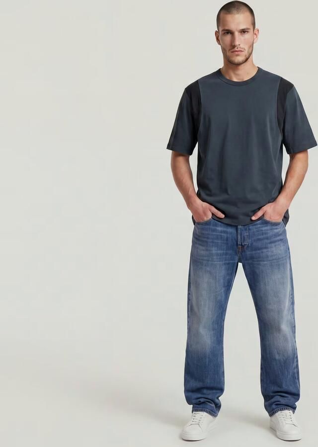 G-Star RAW MN Relaxed T-Shirt Donkerblauw Heren - Foto 6