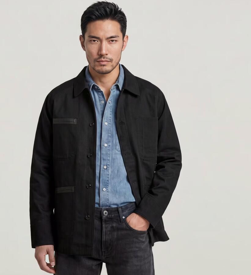 G-Star RAW MN Selvedge Jack Zwart Heren - Foto 5