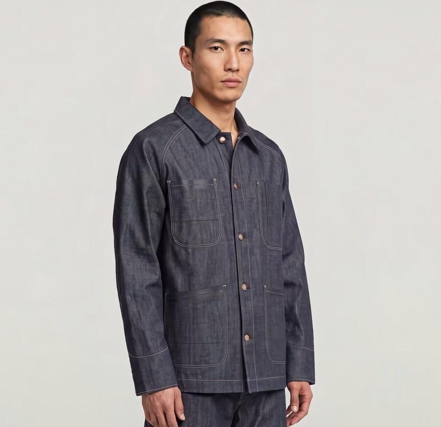 G-Star RAW MN Selvedge Jacket Donkerblauw Heren - Foto 3