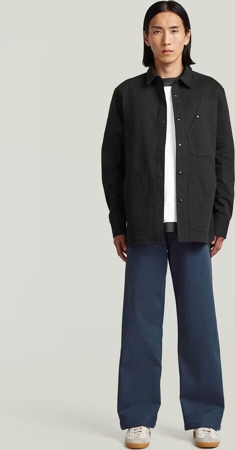 G-Star RAW MN Twill Slim Overshirt Zwart Heren - Foto 7