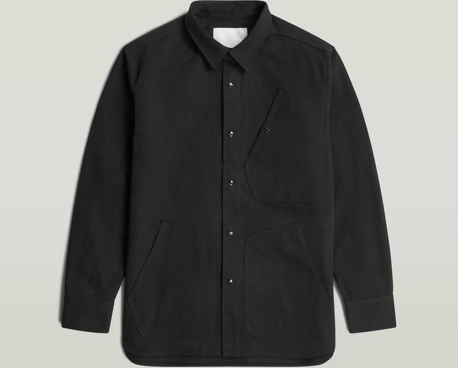 G-Star RAW MN Twill Slim Overshirt Zwart Heren - Foto 5