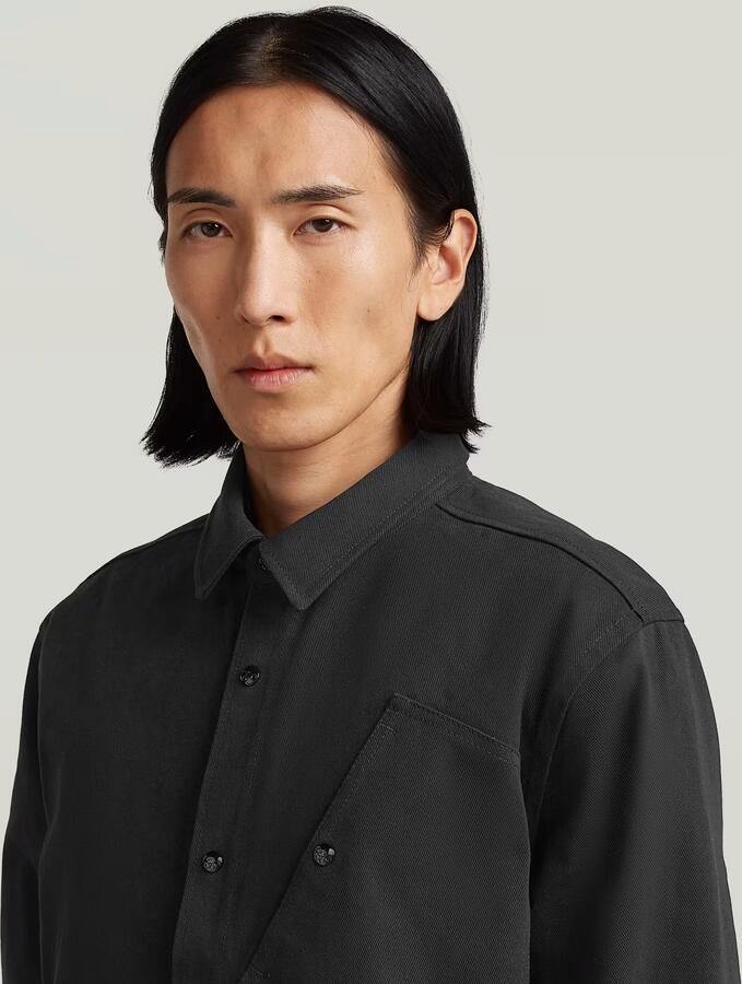 G-Star RAW MN Twill Slim Overshirt Zwart Heren - Foto 6