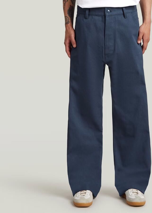 G-Star RAW MN Type 96 Loose Chino Donkerblauw Heren