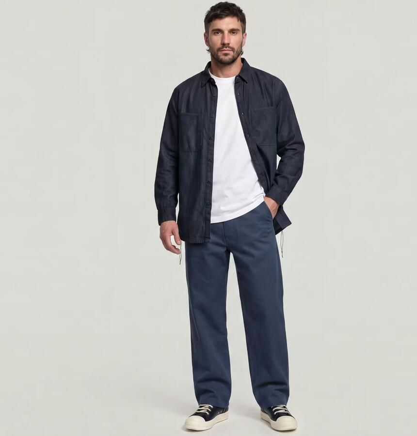 G-Star RAW MN Type 96 Loose Chino Donkerblauw Heren - Foto 6