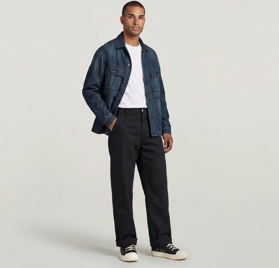 G-Star RAW MN Type 96 Loose Chino Zwart Heren - Foto 6