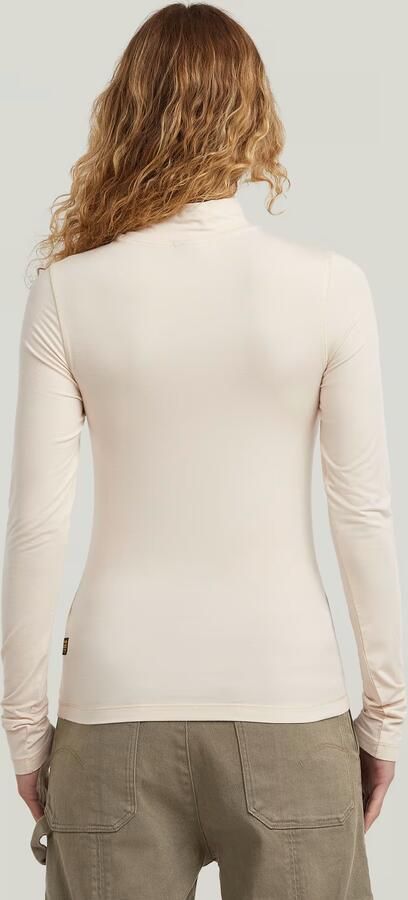 G-Star RAW Mock Slim T-shirt Wit Dames - Foto 6